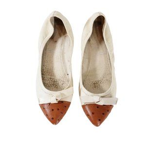 Rockport Leather Ballet Flats Womens Shoes Size 6 Tan